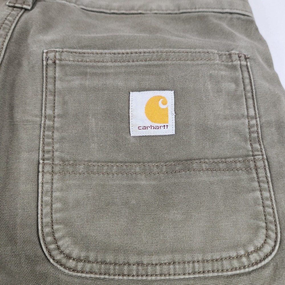 Carhartt Double Knee Work Pants 30x30 Rugged Flex Relaxed Fit BN2802-M Olive - Picture 9 of 9